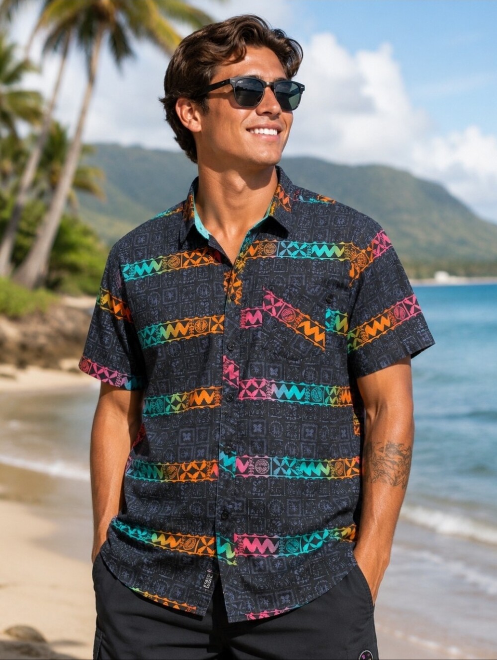 Maui & Sons Shortsleeve Button Up Boardshirt